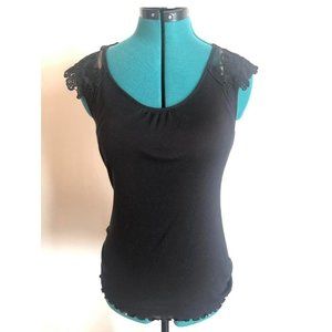 Medium Lace Black Top